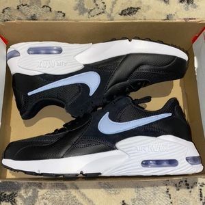 NEW Nike Air Max Excee Black Light Blue Sw…